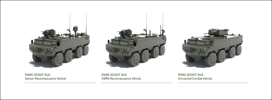 PARS SCOUT 8x8 Turkish Special Purpose Vehicle (F)